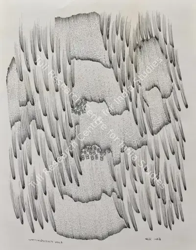 Jangarh Singh Shyam (Artist), Ghas, Cheetee (Gond Art), 1992, Painting