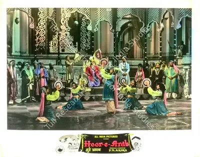 P.N. Arora (Producer), Hoor E Arab, 1955, Lobby Card