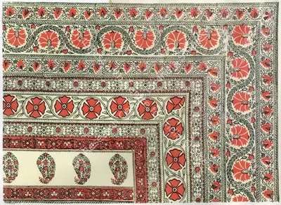 Unknown (Artist), Block Print from Farokhabad, Textile