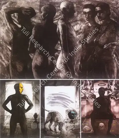 Sud, Anupam (Artist). The Odd One. Coloured etchings, 1994 | Graphic Art | FineArts | 00598408