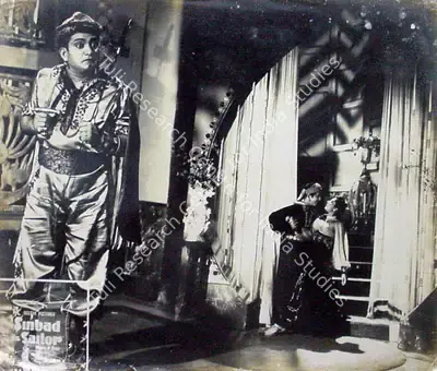 Nanabhai Bhatt (Director), Sinbad Jahaaji, 1952, Photographic Still