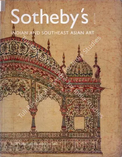 Sotheby's (Auction House), Indian and Southeast Asian Art, 2001, Auction Catalogue