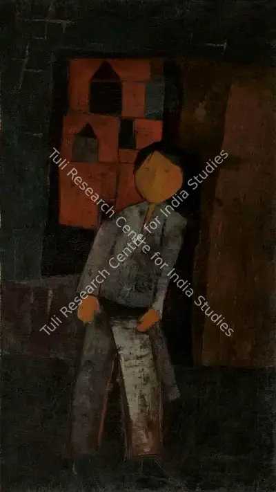Ramkumar (Artist). Untitled, c.1950s | Painting, Ch.Lon/11.06.19, 2019 · Christie's