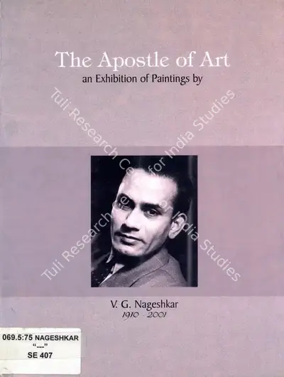 Vishwanath Nageshkar (Artist), The Apostle of Art, Solo Exhibition Catalogue