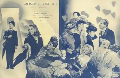 Charlie Chaplin (Producer), Monsieur Verdoux, 1947, Handbill