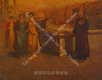 L. Howell (Artist), Dante In Florence, Painting