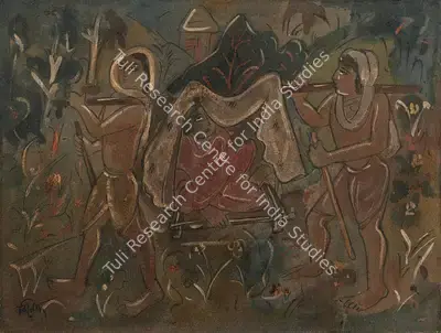 Mukherjee, B.B. (Artist). Untitled, n.d. | Painting, Os.Del/27.02.19, 2019 · Osian's
