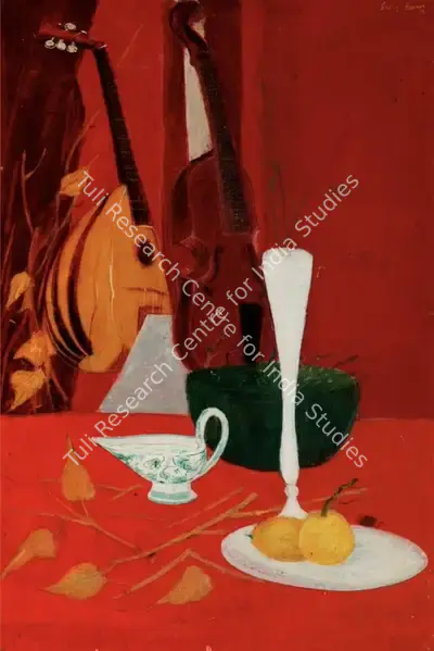 Sakti Burman (Artist), Untitled (Still Life), 1958, Painting