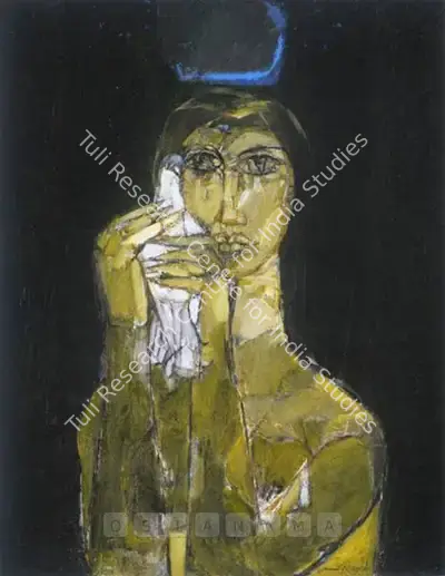Jamil Naqsh (Artist), Untitled, Painting