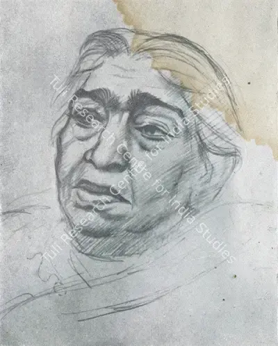 Homi J. Bhabha (Artist), Sarojini Naidu, 1949, Sketch