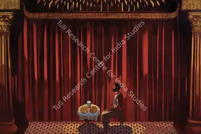 Nataraj Sharma (Artist), The Stage, 2023, Painting