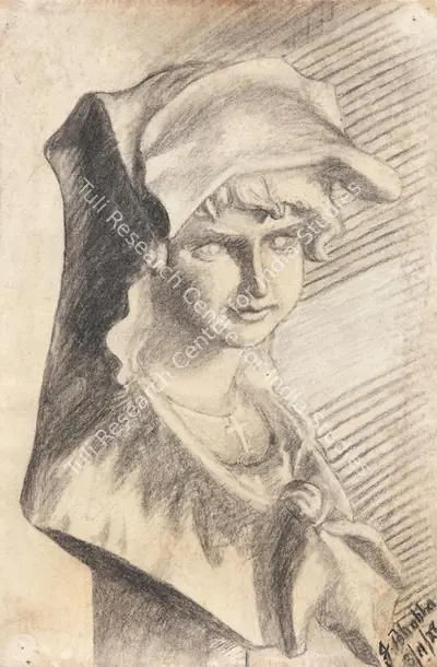 Jamshed Bhabha (Artist), Untitled, 1928, Drawing