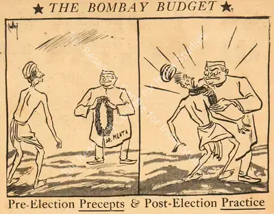Basu Chatterjee (Cartoonist), Pre Election Percepts & Post-Election Practice, 1952, Cartoons