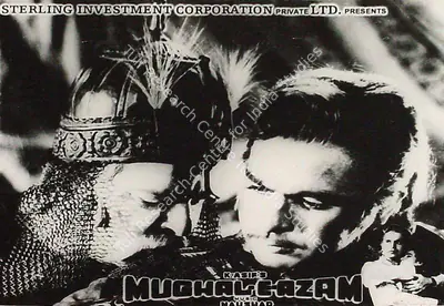 R.D. Mathur (Cinematographer), Mughal E Azam, 1960, Lobby Card