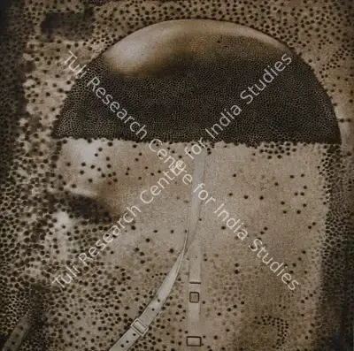 Rameshwar Broota (Artist), Helmet, 2000, Painting