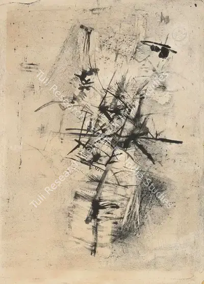 Nasreen Mohamedi (Artist), Untitled, Graphic Art