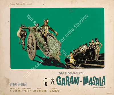C. Mohan (Producer), Garam Masala, 1972, Showcard