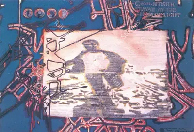 Jitish Kallat (Artist), Travail at the Speed of Light, 2001, Painting