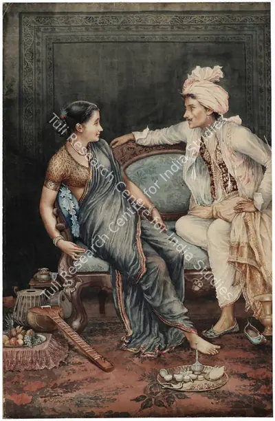 M.V. Dhurandhar (Artist), Untitled, 1890, Painting