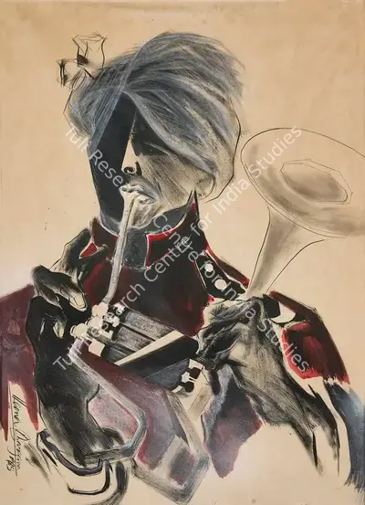 Veena Bhargava (Artist), Bandwalla V, 1985, Painting
