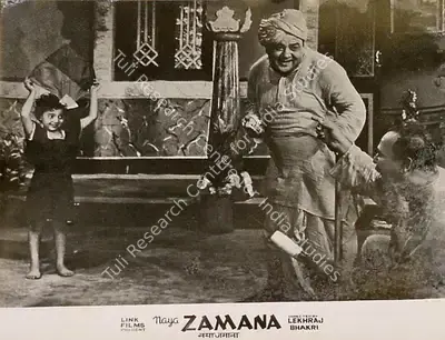 Lekhraj Bhakri (Director), Naya Zamana, 1957, Lobby Card