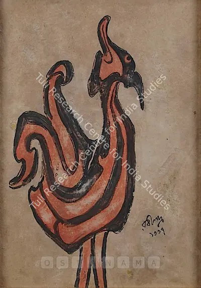 Rabindranath Tagore (Artist), Untitled, 1930, Drawing