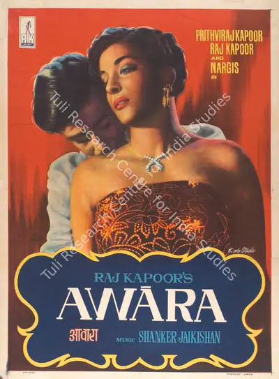 Raj Kapoor (Producer), Awara, 1951, Full Sheet Poster