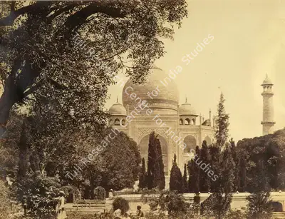 Felice Beato (Photographer), The Taj, Agra, 1859, Antiquarian Photograph