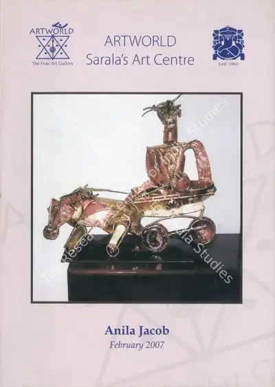 Anila Jacob (Artist), An Exhibition of Paintings by Anila Jacob, 2007, Solo Exhibition Invitation