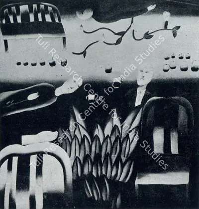 Arpita Singh (Artist), Flowers amd Figures, 1972, Painting