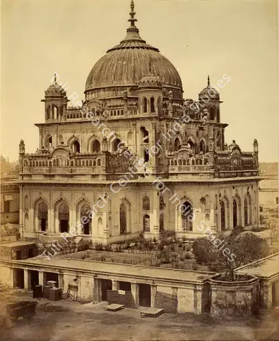 Felice Beato (Photographer), The Tomb of Sadut Ali, Lucknow, 1858, Antiquarian Photograph