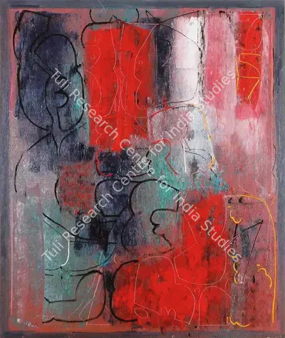 Hemraj (Artist), THOU - 100, 2005, Painting
