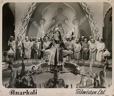 Nandlal Jashwantlal (Director), Anarkali, 1953, Lobby Card