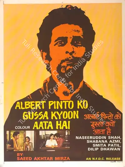 Saeed Akhtar Mirza (Producer), Albert Pinto Ko Gussa Kyoon Aata Hai, 1980, Full Sheet Poster