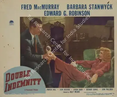 Billy Wilder (Director), Double Indemnity, 1944, Lobby Card