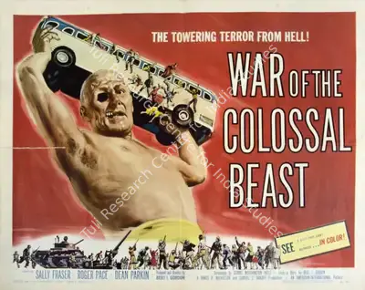 Bert I. Gordon (Producer), War of the Colossal Beast, 1958, Poster