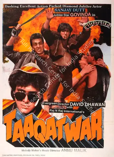 Bobby Raaj (Producer), Taaqatwar, 1989, Full Sheet Poster