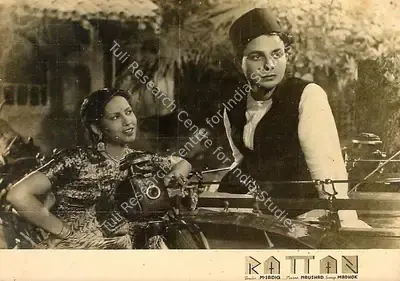 Dwarka Divecha (Cinematographer), Rattan, 1944, Lobby Card