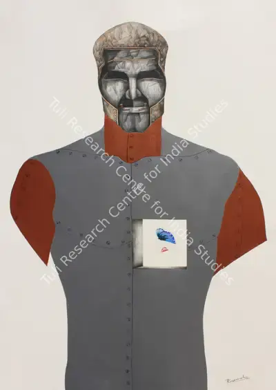 P.N. Chaturvedi (Artist), Untitled, 2010, Painting