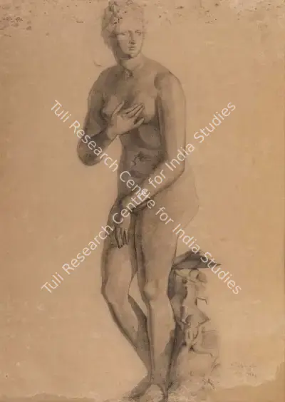 Jehangir Sabavala (Artist), Untitled, 1942, Drawing