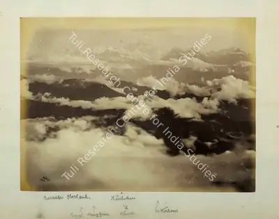 Robert Phillips Attributed (Photographer), View over Himalaya, Antiquarian Photograph