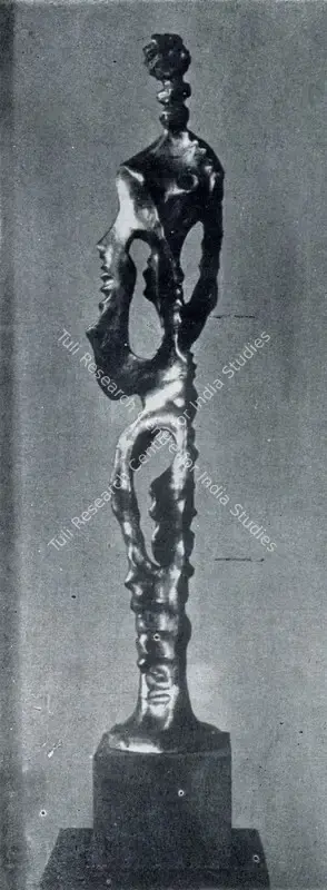 A.M. Davierwalla (Artist), Standing Figure, 1959, Sculpture