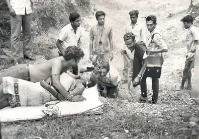 Nemai Ghosh (Still Photographer), Aranyer Din Ratri, 1970, Working Still
