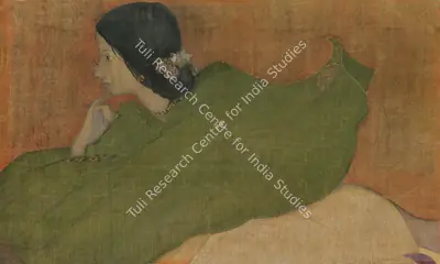 Attributed to Abanindranath Tagore (Artist), Untitled (Allegorical Portrait), 1920, Painting