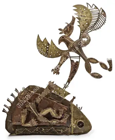 S. Nandagopal (Artist), The Message, 2005, Sculpture