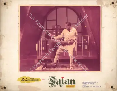 Mohan Segal (Producer), Sajan, 1969, Photographic Still Mounted on Lobby Card
