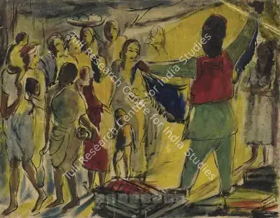 K.H. Ara (Artist), Untitled, 1945, Painting