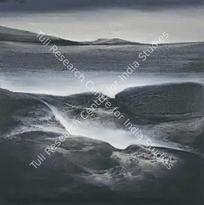 Vinod Sharma (Artist), Rockscape, 2013, Painting