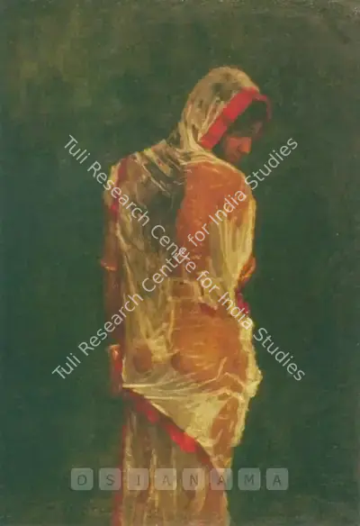 Hemendranath Mazumdar (Artist), Bhig Kapud, Painting