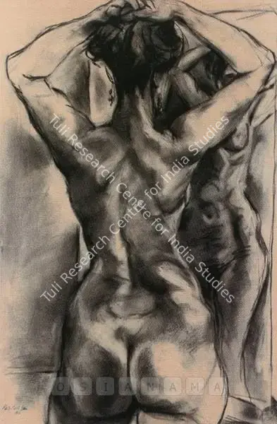 Paritosh Sen (Artist), Untitled, 1982, Drawing